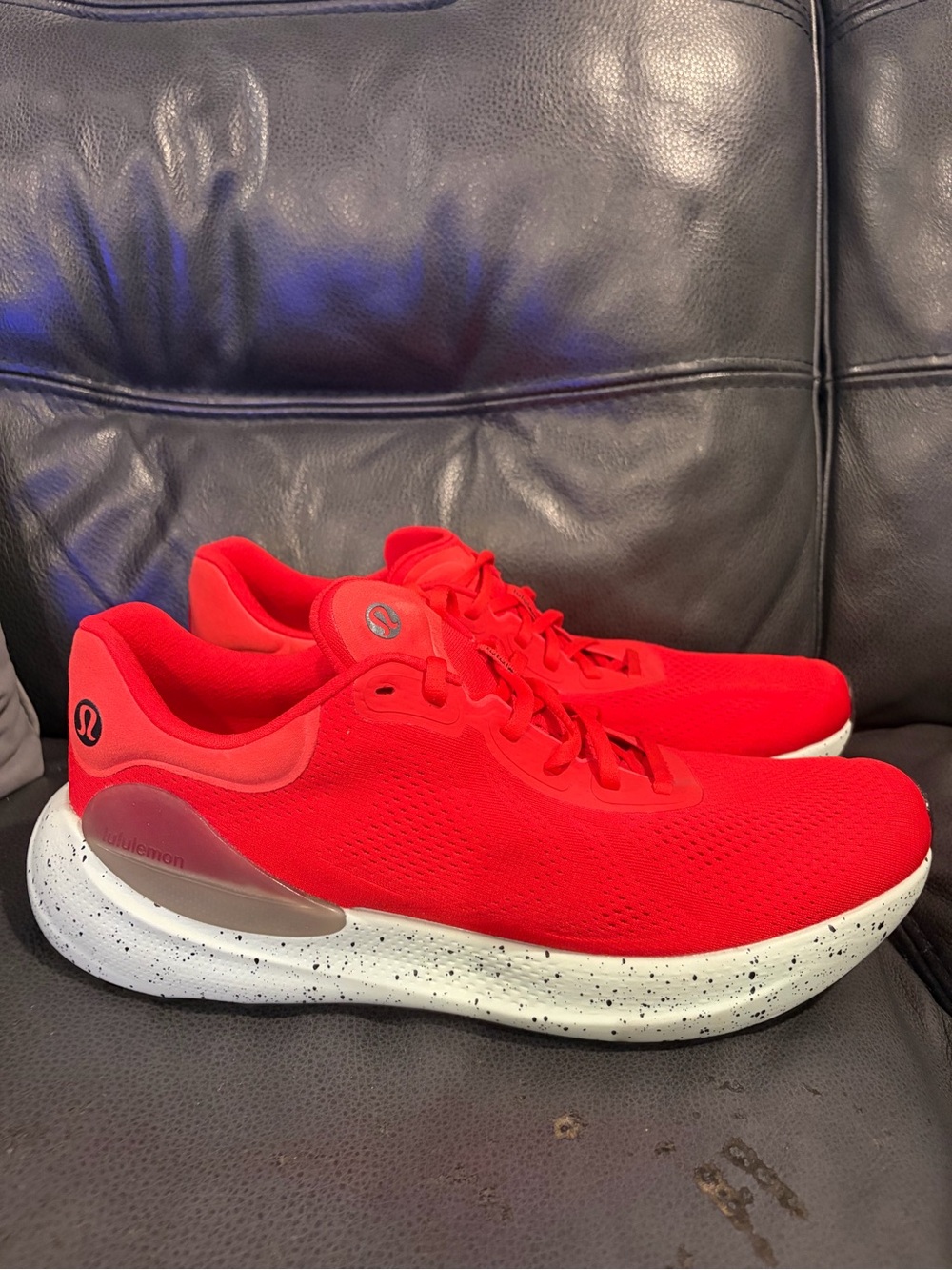 Lululemon Athletica Red Athletic Running Shoes